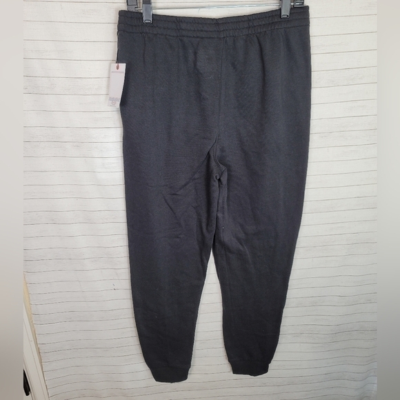 CHAMPION Fleece Joggers, Classic Script, 25" in Black, sz XL - Picture 3 of 9
